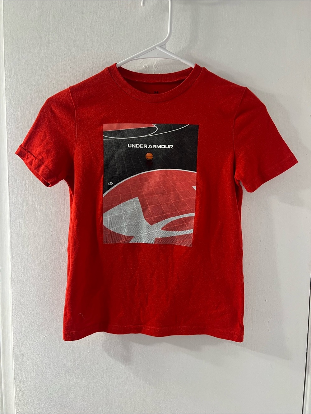 Under Armour Red Boys' Basketball Graphic Tee